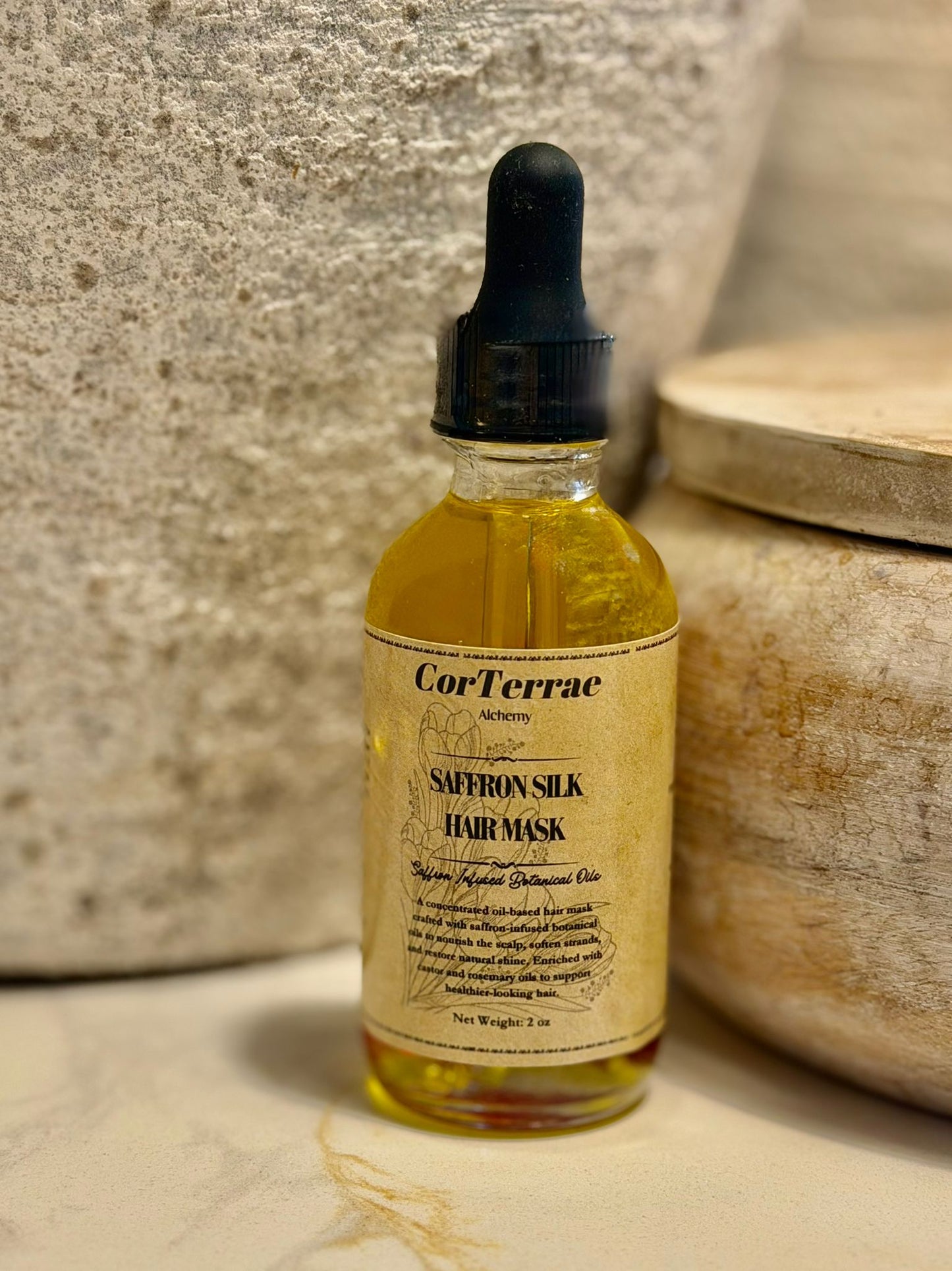Saffron Silk Hair Mask