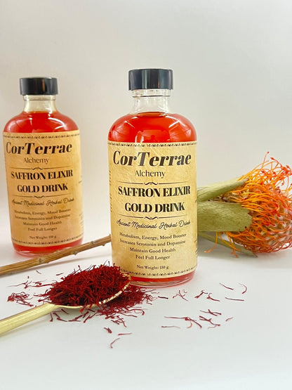 Saffron Elixir Gold Drink